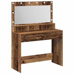 vidaXL Toaletka Stare drewno 100 x 41 x 135 cm Drewno inżynieryjne