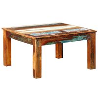 vidaXL Kwadratowy stolik kawowy z drewna odzyskanego
