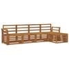 vidaXL Zestawy sof 5 pcs Naturalny Lite Drewno Akacji
