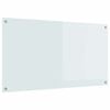vidaXL Prz&oacute;d kuchenny Biały 110 x 60 cm szkło hartowane