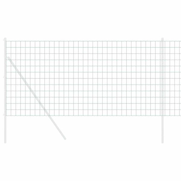 vidaXL Ogrodzenie Euro Zielony 1 x 10 m Żelazo pokryte PVC