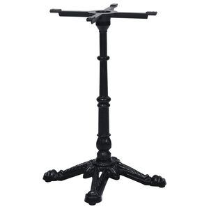 vidaXL Noga stołu bistro czarna 52x52x72 cm żeliwo