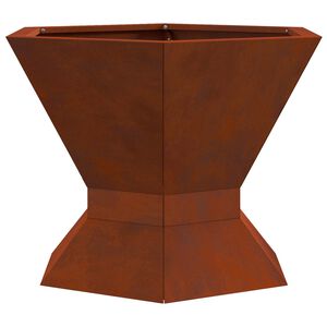 vidaXL Bowl ogniskowy Rdzawy 50 x 50 x 40 cm