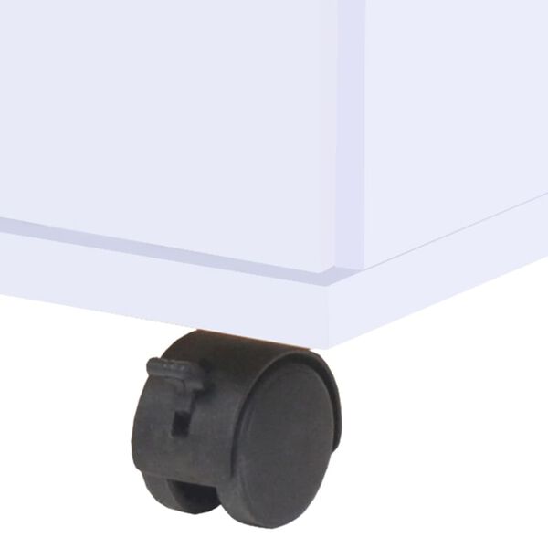 vidaXL Szafka z szufladami, 33 x 45 x 60 cm, biała