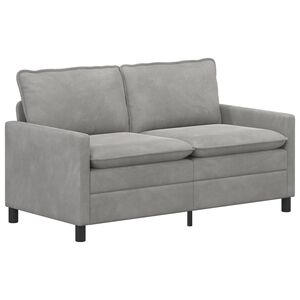 vidaXL Sofa jasnoszary 156 x 81 x 87,5 cm Welur