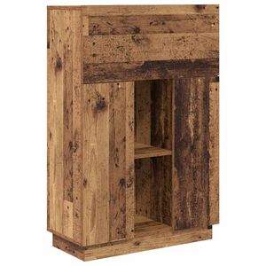 vidaXL Biurko Stare drewno Drewno inżynieryjne 71.5 x 31.5 x 106.5 cm