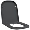 vidaXL Deska toaletowa Antracyt 47,5 x 35 x 3,6 cm Duroplast