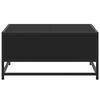 vidaXL Stolik kawowy, czarny, 60,5x60,5x30 cm, materiał drewnopochodny