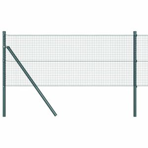 vidaXL Ogrodzenie z spawanej siatki do mocowania w ziemi 25 x 0,6 m