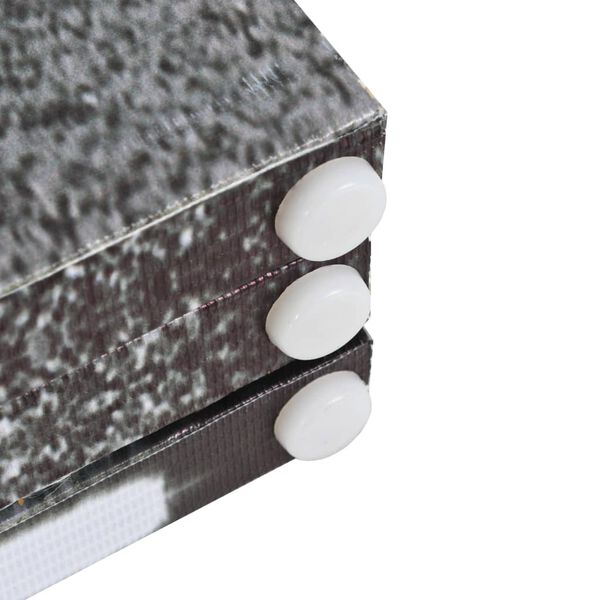 vidaXL Składany parawan, 200 x 170 cm, londyński autobus, czarno-biały