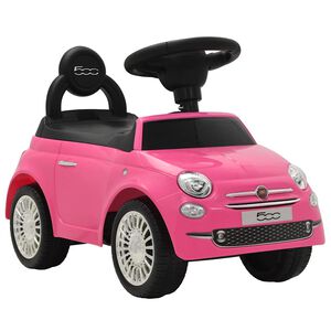 vidaXL Samoch&oacute;d jeździk Fiat 500, r&oacute;żowy