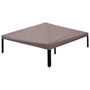 vidaXL Pokrycie altany 300 x 300 cm Ciemnoszary Poliester i Stal