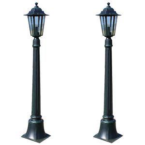 vidaXL Lampy ogrodowe Preston, 2 szt., 105 cm