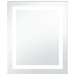 vidaXL Ścienne lustro łazienkowe z LED i czujnikiem dotykowym 60x80 cm