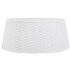 vidaXL Osłona pod choinkę, biała, &Oslash;56x23 cm, plastikowa
