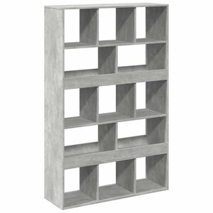 vidaXL Regał/przegroda do pokoju, szarość betonu, 100x33x156,5 cm