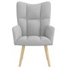 vidaXL Fotel relaksacyjny Cloud Grey Fabric
