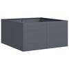 vidaXL Doniczka Antracyt 80x80x40 cm Stal walcowana na zimno