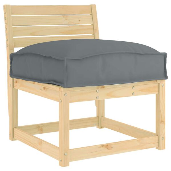 vidaXL Poduszka Antracyt 60 x 40 x 8 cm Materiał Oxford