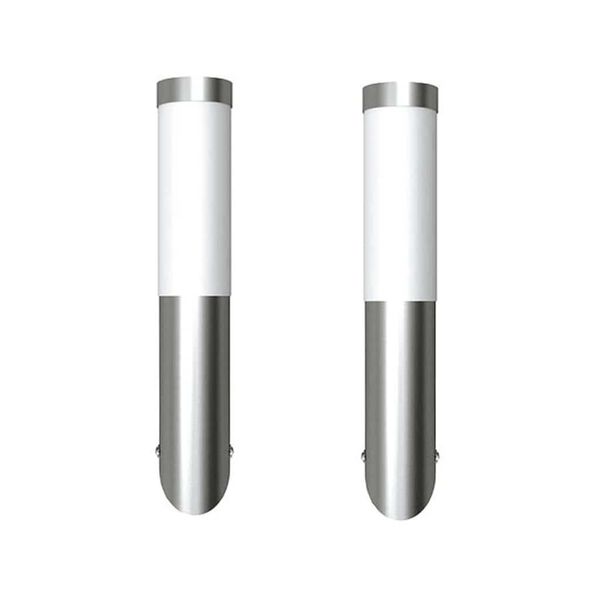 Lampy ogrodowe ze stali nierdzewnej, 6x36 cm