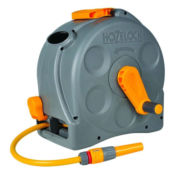 Hozelock Wąż ogrodowy na rolce Compact Reel 25 m, wolnostojący/ścienny