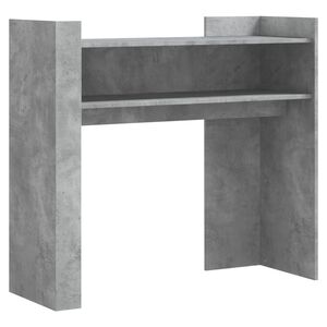 vidaXL Stolik konsolowy, szarość betonu, 100x35x90 cm