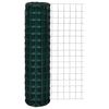 vidaXL Euro ogrodzenie, stalowe, 25 x 1,5 m, zielone