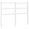 vidaXL Metalowe wymienne wezgłowie, białe, 120 cm