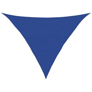 vidaXL Żagiel przeciwsłoneczny 160 g/m&sup2;, niebieski, 2,5x2,5x3,5m, HDPE