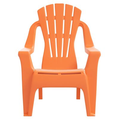 vidaXL Krzesła ogrodowe dla dzieci, 2 szt, pomarańczowe, 37x34x44 cm