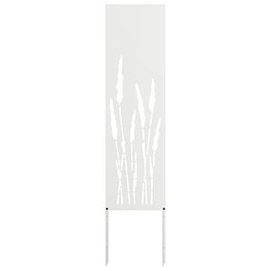 vidaXL Ekran zapewniający prywatność w ogrodzie Biały 32 x 140 cm