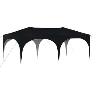 vidaXL Namiot imprezowy rozkładany 575 x 288 x 245 cm antracytowy