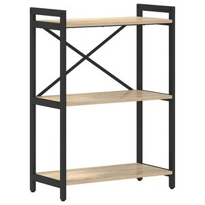 vidaXL P&oacute;łka na książki 60 x 30 x 85 cm Drewno inżynieryjne Dąb Sonoma