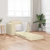 vidaXL Sofa Bed Kremowy 98 x 71 x 83 cm tkanina