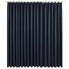 vidaXL Zasłona zaciemniająca z haczykami, antracytowa, 290x245 cm