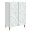 vidaXL Bufet Biały 66 x 34,5 x 90 cm Drewno inżynieryjne
