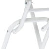 vidaXL Stół Ogrodowy Biały 50 x 50 x 72 cm Stal