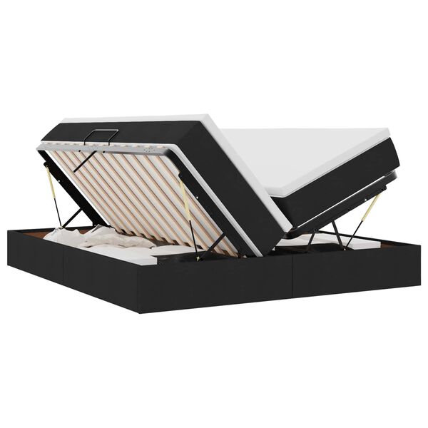 vidaXL Ł&oacute;żko z miejscem na przechowywanie i materacem 180 x 200 cm