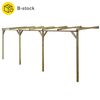 vidaXL Pergola przyścienna 2x6x2,2 m, impregnowana sosna, klasa B
