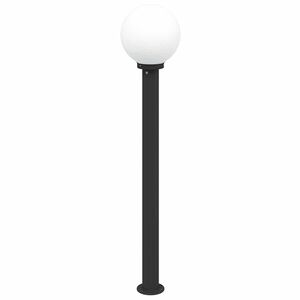 vidaXL Słupek oświetleniowy 120 cm Czarny IP44