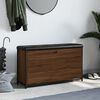 vidaXL Ławka na buty z uchylaną szufladą, brązowy dąb, 102x32x56 cm