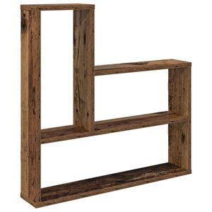 vidaXL P&oacute;łka ścienna Stare drewno 60 x 11 x 60 cm Drewno inżynieryjne