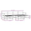 vidaXL 7-cz. zestaw mebli ogrodowych, impregnowane drewno sosnowe