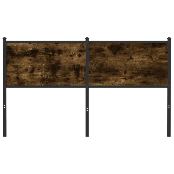 vidaXL Wezgłowie ł&oacute;żka, przydymiony dąb, 150 cm