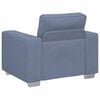 vidaXL Sofa Fotel Niebieski 100x77x82 cm Tkanina Corduroy