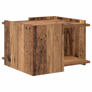 vidaXL Stolik kawowy Stare drewno 50,5 x 50 x 33 cm