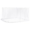 vidaXL Siatka na komary do altany 220 mesh Biały 3,6 x 3 x 2 cm