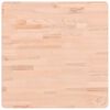 vidaXL Blat do stolika, 60x60x2,5 cm, kwadratowy, lite drewno bukowe