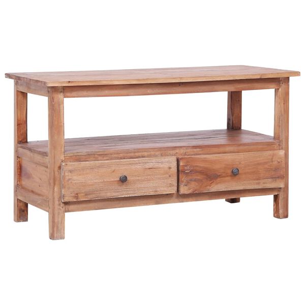 vidaXL Szafka pod TV, 90 x 40 x 50 cm, lite drewno z odzysku