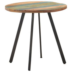 vidaXL St&oacute;ł jadalniany, 80 cm, lite drewno odzyskane